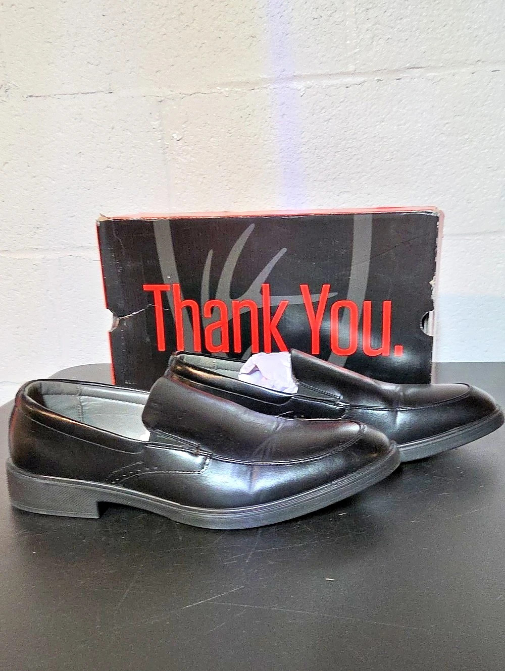 Deer Stags Refine Men's Black Dress Shoes US 12 W NWT